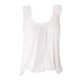 thumbnail image 1 of Camiseta sin espalda Camisetas sin mangas para mujer, chaleco con estampado floral oscilante, camisetas de cuello redondo, blusas informales sin mangas (White, XL), 1 of 3