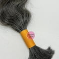 Arrow Exim Grey Hair Braid Extensions - 22 Inch | Wavy, 100% Remy Human ...