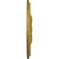 thumbnail image 4 of Ekena Millwork 27 7/8"OD x 3 7/8"ID x 2 1/2"P Tomango Egg & Dart Ceiling Medallion (Fits Canopies up to 6 3/4"), Hand-Painted Pharaohs Gold, 4 of 6