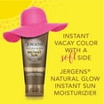 thumbnail image 5 of Jergens Natural Glow Instant Sun Sunless Tanning Moisturizer Lotion + Bronzer, Light Bronze, 6 Oz, 5 of 10