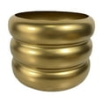 thumbnail image 5 of oshhni Iron Plant Pot 10.6 inch Flower Pot Metal Planter for New Year Decor Bedroom Gold, 5 of 9