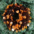 thumbnail image 5 of corona de halloween decoración oropel corona redonda puerta colgante decoración de la pared fiesta de navidad de halloween Adepaton CPB-SSW334-1, 5 of 5