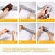 thumbnail image 5 of Waste Free Shower Drain Hair Catcher with Long Lasting Adhesive Design, 5 of 11