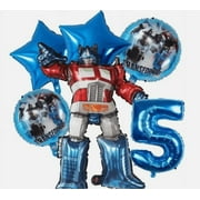 6PC TRANSFORMERS BALLOONS -Age 5