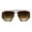 tortoise gold brown, variant on Art Deco Nouveau Funky Futuristic Racer Double Rim Sunglasses Black Gold