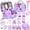 purple, variant on AAGILA Kids Makeup Kit for Girl - 2 In 1 Kids Washable Makeup Toys & Nail Art Kits with Nail Dryer, Princess Dress Up Set for Girls, Real Girls Makeup Set for Ideal Gifts Toys for 3-12 Year