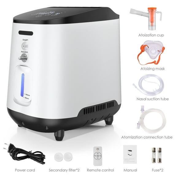 Air Purifier with filters 1-7 adjustable Flow Machine Clean 02 White Generator