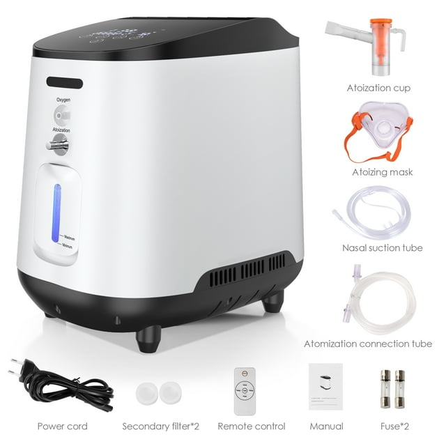 Air Purifier with filters 1-7 adjustable Flow Machine Clean 02 White Generator