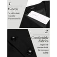 thumbnail image 4 of Coshow Men's Suit Vest Slim Fit Formal Business Waistcoat with Pocket Casual Dress Vest, 4 of 8