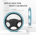 thumbnail image 3 of Balery Bathtub with Soap Bubbles Fundas elásticas antideslizantes para volante, funda protectora universal para hombre y mujer, 15 pulgadas, accesorios para coche., 3 of 6