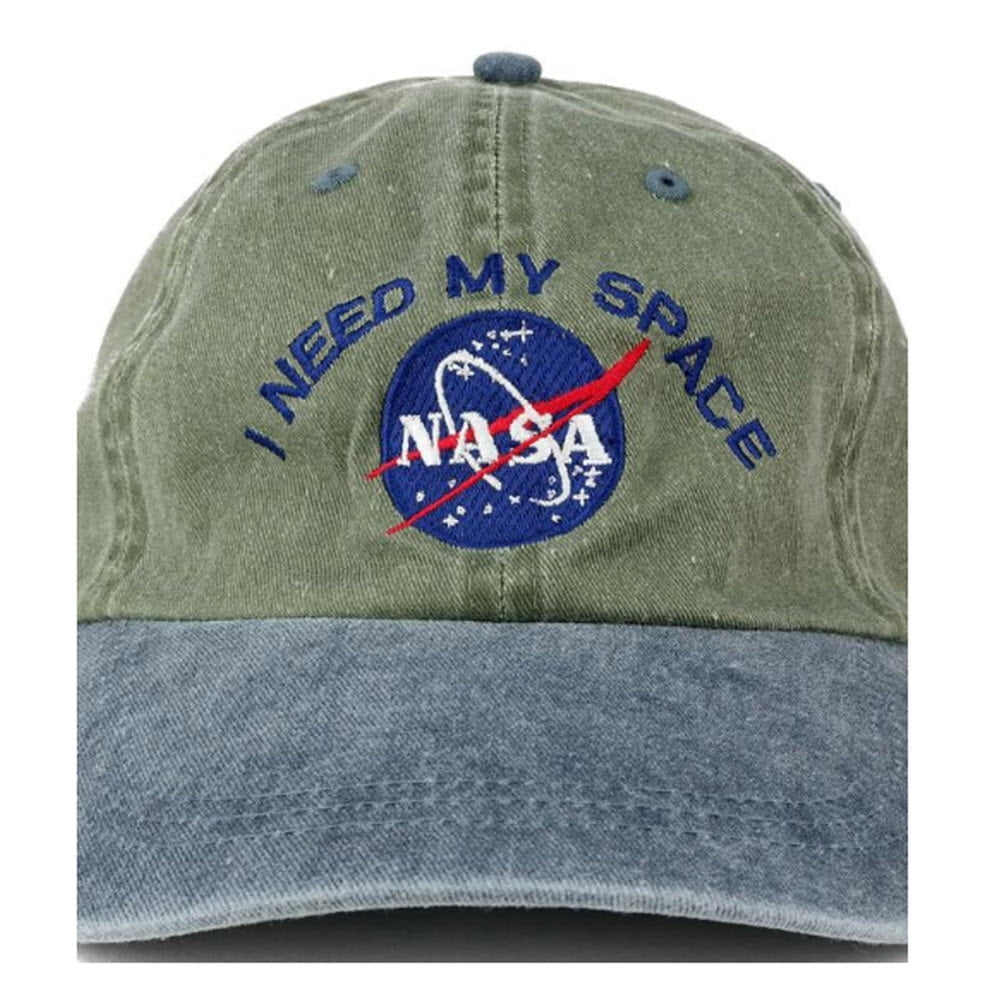 I Need My Space NASA Baseball Cap Green 