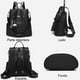 thumbnail image 3 of Mochila Impermeable Antirrobo Para Viajes Ocio Para Mujer Genérica mochila, casual, impermeable, 3 of 3
