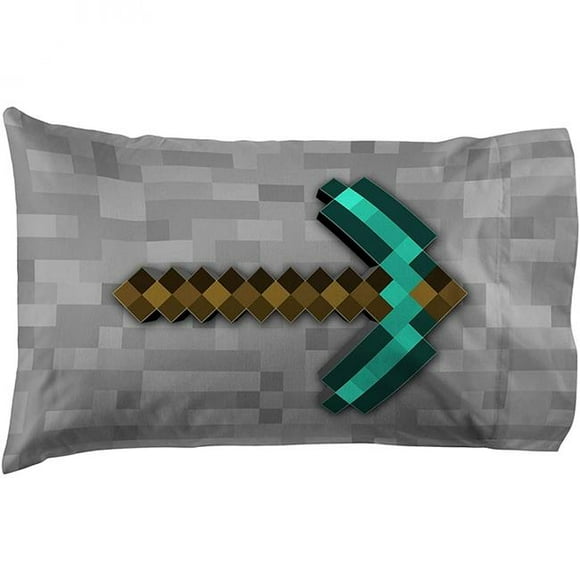 Diamond Life Crafted Items Pillowcase, Gray - Pack of 2