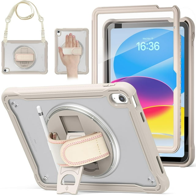Funda BraencStock para iPad 11.ª generación de 11 pulgadas con accesorios