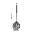 thumbnail image 2 of Kieccall Kitchen Slotted Spoon Stainless Steel Strainer Ladle For Home Kitchen Noodle Dumpling Oil Draining, 2 of 6