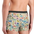 thumbnail image 5 of Balery Famous Places Men's Boxer Briefs, Soft and Breathable Cotton Underwear with nylon Waistband-Large, 5 of 9