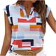 thumbnail image 1 of Tops Para Mujer Elegante Blusa Casual Moda Sin Mangas Vendaje Jersey Impresión Odeerbi ODB162831, 1 of 8