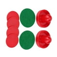 thumbnail image 3 of Ice Hockey Pusher Pucks Set, Plastic Lightweight Goalies Set Replacement for Tables Game, Two Pushers, Four Pucks, 3 of 7