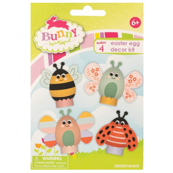 Colorbok Bunny Boutique Egg Decorating Kit-Bugs, Makes 4
