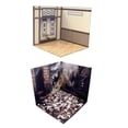 thumbnail image 1 of HILABEE 2x 1/12 Backdrop Scene Model Simulation Diorama Layout Dollhouse Decor Ornaments Debris Study Room, 1 of 9