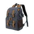 thumbnail image 2 of Mochila para cámara DSLR Slr, bolsas para cámara de entrada lateral, mochila de viaje para mujeres, hombres, Camping, escalada, fotógrafos, caza Gris CUTICAT Mochilas para cámara, 2 of 8