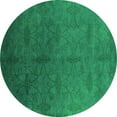 thumbnail image 1 of Ahgly Company Indoor Round Persian Green Bohemian Area Rugs, 8' Round, 1 of 4