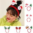 thumbnail image 2 of 1Pcs Cute Christmas Series Hedband Mujeres Chica Clásica Cornamenta Santa Arco Pelo Aro Xmas Party Hairbands Accesorios Para El Cabello Regalos, 2 of 4
