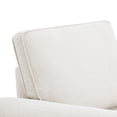 thumbnail image 6 of Mainstays Swivel Accent Chair with Rolled Arms, Cream Fabric Upholstery, 6 of 9