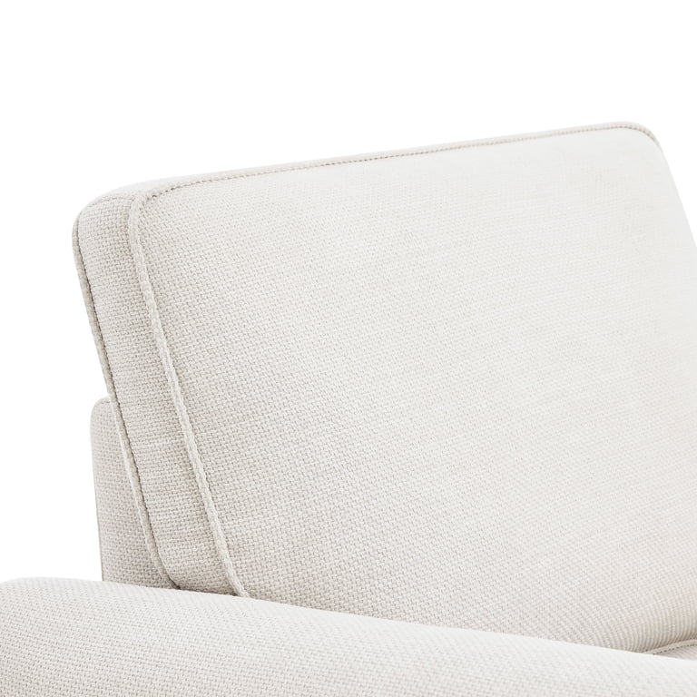 Mainstays Swivel Accent Chair with Rolled Arms, Cream photo 6
