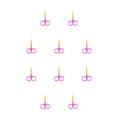 thumbnail image 1 of Minnieouse Pinza para cutículas de uñas, tijeras de acero inoxidable, galvanoplastia, recortadora de cejas resistente al desgaste, espray portátil dorado Spray Oro Rosa 10piezas Minnieouse CBP288402, 1 of 4