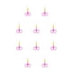 thumbnail image 2 of Vogacara Pinza para cutículas de uñas, tijeras de acero inoxidable, galvanoplastia, recortadora de cejas resistente al desgaste, espray portátil dorado Spray Oro Rosa 10piezas Vogacara  CBP288402, 2 of 4