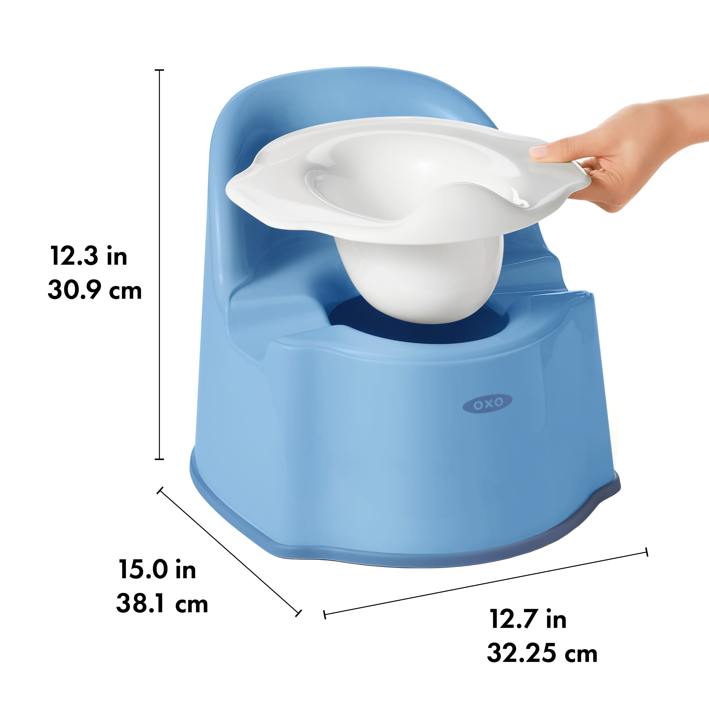 OXO Tot Potty Chair for Toddlers, Dusk – Kids Toilet Training Seat for Ages 3-5
