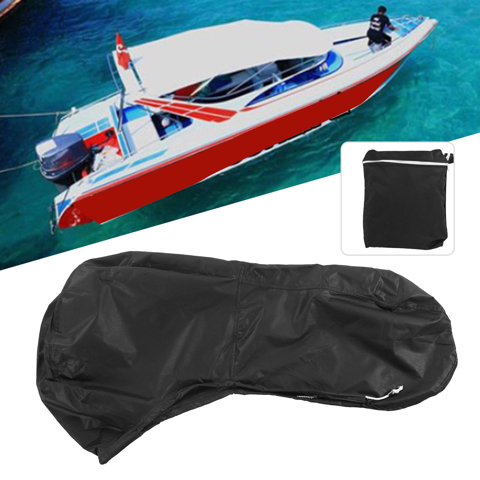 Details about   Boat Yacht Outboard Motor Rainproof Protection Sun Cover Marine Accs Cover Case 