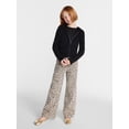 thumbnail image 2 of Wonder Nation Girls Ribbed Knit Hooded Full Zip Sweater, Sizes 4-18, 2 of 4