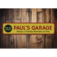 thumbnail image 1 of Open Garage Novelty Sign, Metal Wall Decor - 4x18 inches, 1 of 4