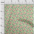 thumbnail image 2 of oneOone Cotton Flex Light Green Fabric Jacobean Floral Fabric For Sewing Printed Craft Fabric By The Yard 40 Inch Wide, 2 of 4