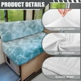 thumbnail image 6 of Yuyamidu Blue Water RV Dinette Cushion Covers Washable Camper Cushion Slipcovers Soft RV Couch Cushion Covers Furniture Protector for RV Camper Decoration, 6 of 7