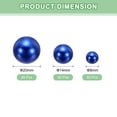 thumbnail image 2 of Uxcell 150Pcs Faux Pearl for Crafting, 8/14/20mm No Hole Round Pearls Beads, Blue, 2 of 5