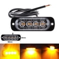 thumbnail image 1 of BeesClover 12V-24V Warning Light 4 LED Bar Car Truck Strobe Flash Emergency Light Lamp, 1 of 8