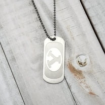 Fan Frenzy Gifts BYU Cougars Officially Licensed Dogtag on Ball Chain