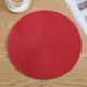 thumbnail image 1 of Posavasos redondo de polipropileno tejido para mesa de comedor, con aislamiento térmico, tejido simple, retro, ligero y lujoso, 1 of 5