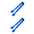 thumbnail image 1 of Cateissary Stainless Steel Tongs Barbecue Clip Reusable Home Ice Gadgets Cube Bar Use Clips Wedding Party Utensils Salad Kitchen Azul 2piezas, 1 of 6