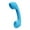 Blue, variant on Wireless Bluetooth Mic Headphones Comfort Retro Phone Handset Mic Speaker Phone Call Receiver for Cell Phone