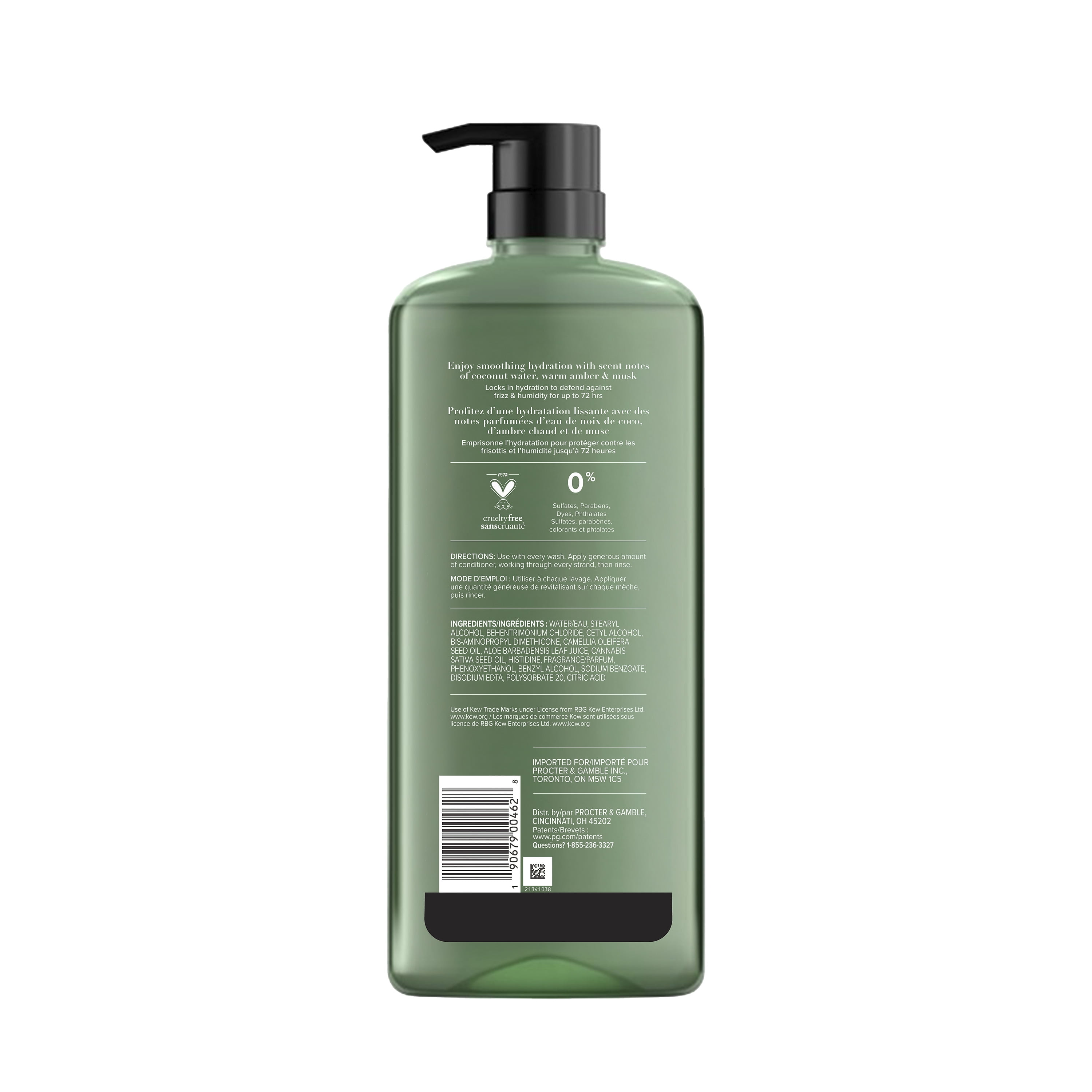 Herbal Essences Smooth + Shine Hemp Sulfate Free Conditioner, 20.2 fl oz
