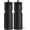 Black, variant on Water Bottles - 22 oz Plastic Bottles with Pull Top Cap - - Top Rack Dishwasher Safe - Fits Cages Brand