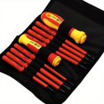 thumbnail image 1 of 10-piece Premium Insulated Screwdriver Set - Precision Torx, Phillips Slotted Tips - Safe Electrician Tools With Ergonomic Grip, 1 of 2