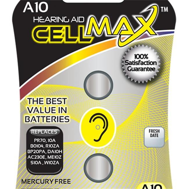 The Battery Spot 145135984 CMA10BP2 A10 Hearing Aid Battery 2 per
