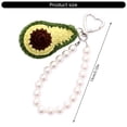 thumbnail image 5 of Colorful Crocheted Phone Charm Strap Secure Anti Drop Design Handmade Key Chain For Electronics Bag, 5 of 10