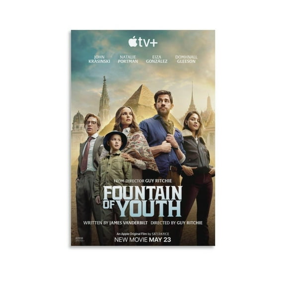 Fountain of Youth - Blockbuster Movie Poster May 2025 New Movie Poster Canvas Wall Art