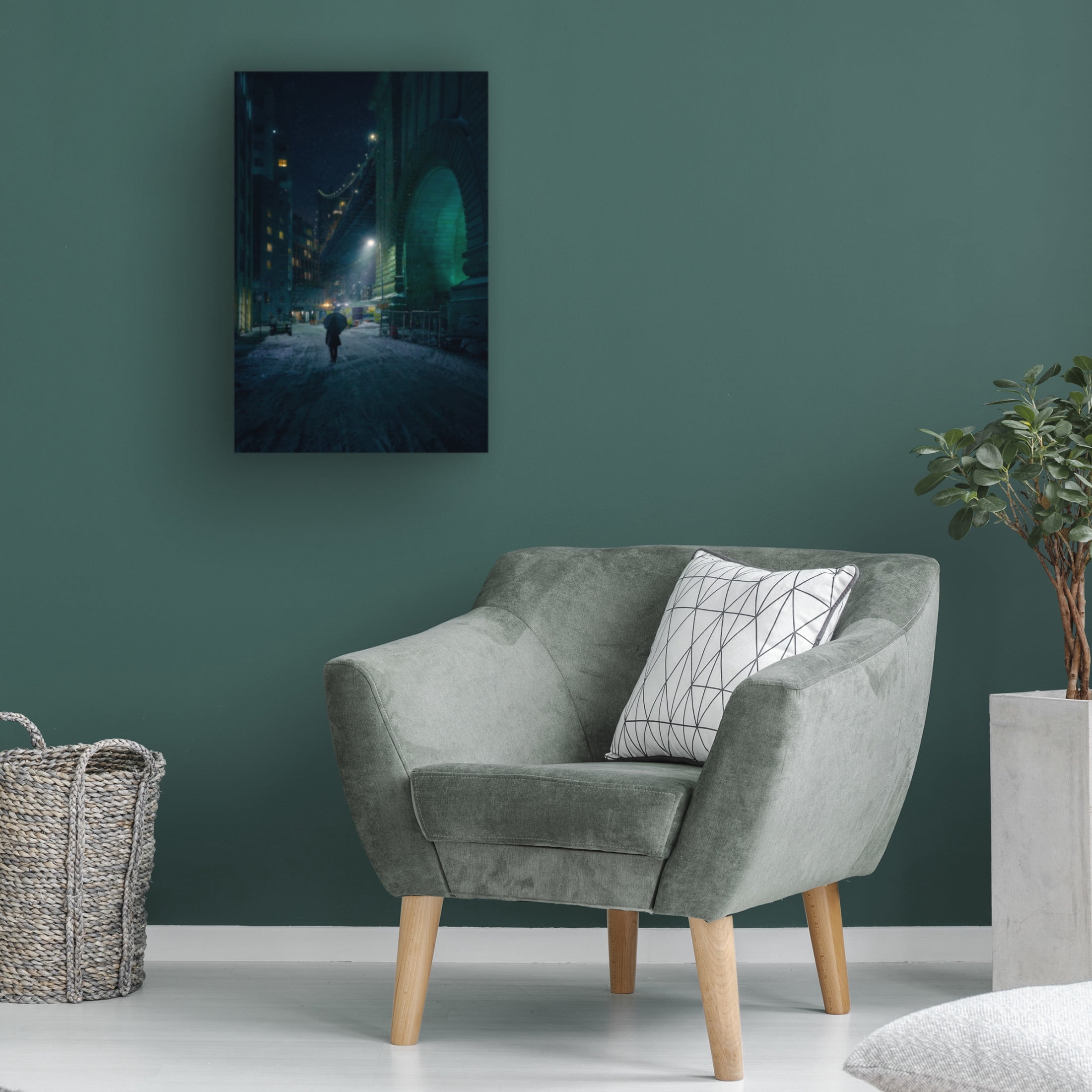Trademark Fine Art Javier de la Under The Bridge Canvas Wall Art